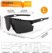 ÉÌƷͼƬ 7 | B0CBRSHNT3 | FEISEDY Sports Sunglasses for Men and Women, UV400 Protection Cycling Goggles Golf Baseball Driving Fishing B0022