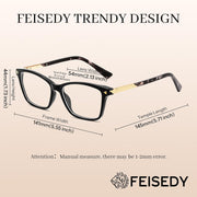 ÉÌƷͼƬ 25 | B0FZTF9RDP | FEISEDY Blue Light Glasses for Women Men TR90 Computer Phone Gaming B0370