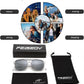 商品图片 33 | B09J8999GR | FEISEDY Retro Square Aviator Sunglasses Women Men 70s Vintage Trendy Plastic Frame Sun Glasses B2835