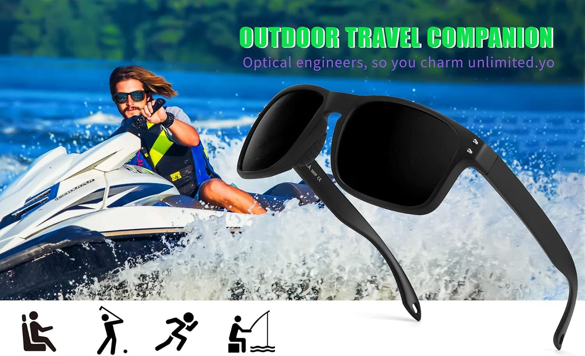 ÉÌƷͼƬ 30 | B09P11P3PC | FEISEDY Polarized Sports Sunglasses for Men Women, Classic Fishing Driving Cycling Goggles, UV400 Protection B2234