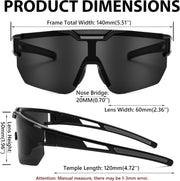 ÉÌƷͼƬ 15 | B0DBVLTVQD | FEISEDY Kids Sunglasses Youth Baseball Sun Glasses, UV400 Sports Cycling Softball Sunglasses for Adult Boys Girls B0227