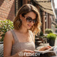 商品图片 38 | B0FZKDK786 | FEISEDY Polarized Sunglasses for Women Classic Vintage UV400 Shade | Trendy Square Wraparound Ladies Sun Glasses B0309