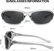 ÉÌƷͼƬ 26 | B0GLGJQXJW | FEISEDY Y2K Bug Eye Cat Eye Oval Sunglasses for Women Men B0407