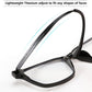 商品图片 3 | B0C76TH7N3 | FEISEDY Lightweight TR90 Flexible Titanium B Rectangle Reading Glasses Anti-Blue Light Eyeglass B0018