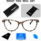商品图片 14 | B0CGNLZQFZ | FEISEDY Women Cateye Blue Light Blocking Glasses Fake Nerd Clear Computer Eyewear TR Fashion Frame B0040