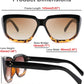 商品图片 13 | B08PD9KPH8 | FEISEDY Women Retro Square Sunglasses Trendy Shield Flat Top Shades B2717