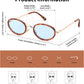 商品图片 13 | B0H2XM1HNJ | FEISEDY 90s Retro Oval Cat Eye Sunglasses UV400 Small Face B0450