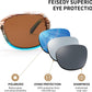 商品图片 26 | B0FZKDK786 | FEISEDY Polarized Sunglasses for Women Classic Vintage UV400 Shade | Trendy Square Wraparound Ladies Sun Glasses B0309