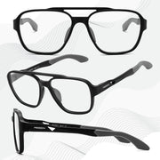 ÉÌƷͼƬ 8 | B0DR831C71 | FEISEDY Sports Blue Light Glasses for Men Lightweight Anti Slip Running Cycling Square Glasses Computer Eyeglasses B0156