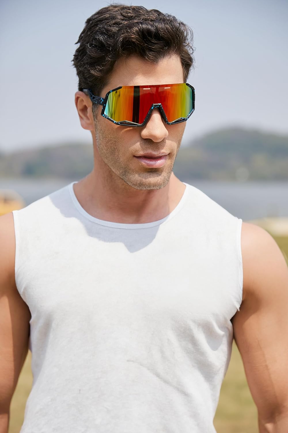 ÉÌƷͼƬ 8 | B0BPXHS74Y | FEISEDY Polarized Cycling Sunglasses Women Men Outdoor Sports Sunglasses Baseball Running Biking Fishing Sunglasses B2994
