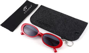 ÉÌƷͼƬ 7 | B09CPPH1XH | FEISEDY Retro 90s Oval Small Sunglasses Women Men Trendy Sunglasses Tinted Glasses B2801