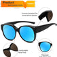 商品图片 4 | B0FRRT5Z37 | FEISEDY Fit Over Glasses Polarized Sunglasses, UV400 Protection for Driving & Outdoor Activities B0328