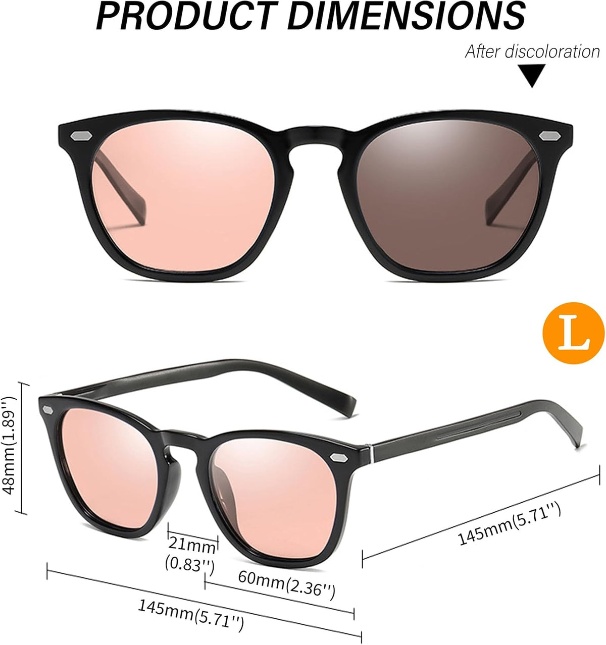 ÉÌƷͼƬ 6 | B09Y8T9BLR | FEISEDY Men Sunglasses, Driving Photochromic Polarized Sunglasses, Outdoor Sport Cycling Fishing UV400 B1062
