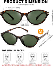 ÉÌƷͼƬ 17 | B0HBV67DG3 | FEISEDY Retro Polarized Cat Eye Sunglasses for Women Men UV400 B0466