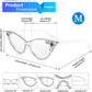 商品图片 14 | B0CQ55685Z | FEISEDY Diamond Blue Light Blocking Glasses Cat Eye Rhinestone Women Glasses Frame Anti Eyestrain Computer Eyewear B0070