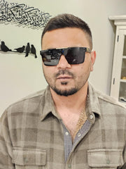ÉÌƷͼƬ 10 | B0BZ4J86KV | FEISEDY Polarized Sunglasses for Men, Z87 Oversized Square Flat Top B2990