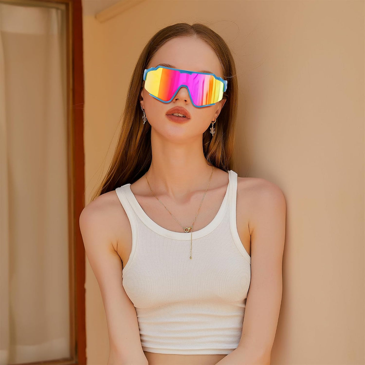 ÉÌƷͼƬ 23 | B0CTQ1VCY3 | FEISEDY Polarized Sports Sunglasses for Men Women, Baseball Cycling Fishing Sunglasses UV400 Protection B0134