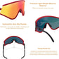商品图片 3 | B08R57WJV4 | FEISEDY Shield Wraparound Sports Sunglasses for Men Women Outdoor Windproof One Piece Cycling B9023