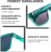 ÉÌƷͼƬ 73 | B0B2836HD6 | FEISEDY Sunglasses for Women Men, Fashion Mirrored Single Lens Shades