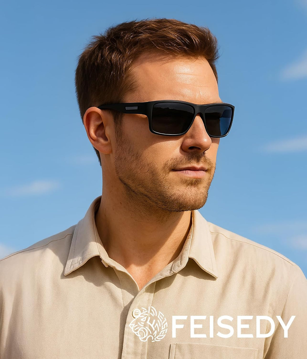 ÉÌƷͼƬ 2 | B0FD3DG91N | FEISEDY Polarized Sunglasses Readers - UV400 Protection, Wrap Sports, Outdoor Reading Sunglasses - Fishing Driving B2379