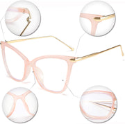 ÉÌƷͼƬ 27 | B085VSD2L3 | FEISEDY Oversized Cat Eye Glasses Frame Blue Light Blocking Eyewear for Women B2589