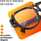 商品图片 5 | B0F32R72G4 | FEISEDY Stylish Reading Glasses for Woman Men Trendy Retro Double Bridge Readers B0287