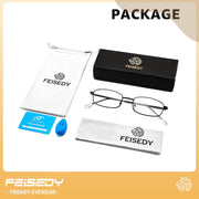 ÉÌƷͼƬ 21 | B0DQ3B3RQP | FEISEDY Vintage Blue Light Glasses for Women Metal Y2K Rectangle Glasses Gold Silver Fake Nerd Eyewear Frame B0271