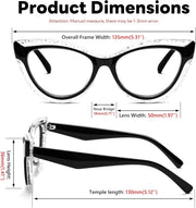 ÉÌƷͼƬ 14 | B0D56HXLGF | FEISEDY Blue Light Blocking Glasses Women Vintage Cat Eye Frame Anti Fatigue B0169