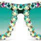 商品图片 8 | B09V7X56D4 | FEISEDY Women Crystal Square Cat Eye Sunglasses Sparkling Trendy Retro Cateye Sunglasses B2898