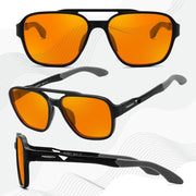 ÉÌƷͼƬ 35 | B0FQ5DRDJG | FEISEDY Orange Blue Light Blocking Glasses for Woman Men Amber Lenses Computer Gaming Glasses for Better Sleep