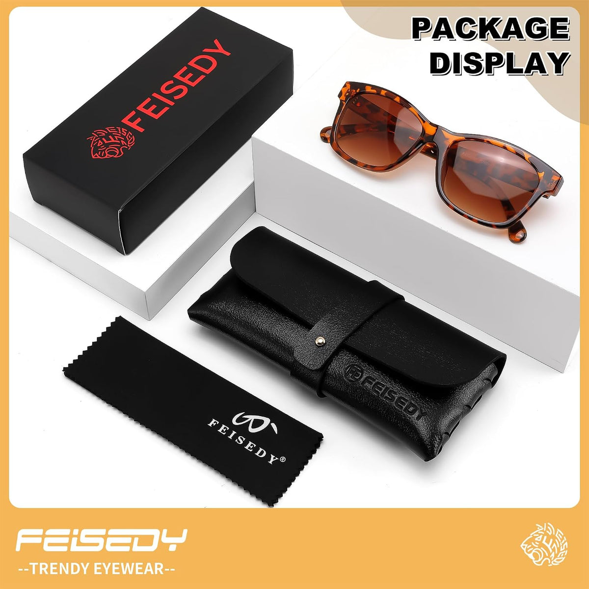 ÉÌƷͼƬ 15 | B0GT8FYMN9 | FEISEDY Bifocal Reading Sunglasses for Women, Trendy Sunglasse Readers, Outdoor Reader Sun Glasses, UV400 Protection B0354