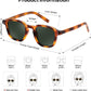 商品图片 25 | B0FHKKRN89 | FEISEDY Retro Square Sunglasses Women Men Vintage Trendy Shades UV400 Protection B0306