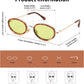 商品图片 34 | B0H2XM1HNJ | FEISEDY 90s Retro Oval Cat Eye Sunglasses UV400 Small Face B0450
