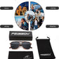 商品图片 95 | B09J8999GR | FEISEDY Retro Square Aviator Sunglasses Women Men 70s Vintage Trendy Plastic Frame Sun Glasses B2835