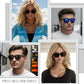 商品图片 2 | B0C9X27861 | FEISEDY Woodes Sunglasses Polarized for Women Men, Bamboo Wood Handmade Frame, Classic Square UV400 Protection B0006