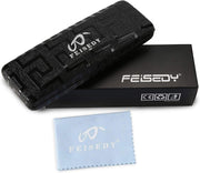 ÉÌƷͼƬ 7 | B082SGFPVF | FEISEDY Glasses Frame Womens, Square Thick Eyeglasses Frame, Classic Eyewear for Men B2461