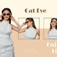 商品图片 29 | B09TFBWQ5G | FEISEDY Retro Square Cat Eye Sunglasses Jelly Colored Women Men 90s B2902