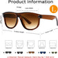 商品图片 5 | B0D8JDCTKS | FEISEDY Square Sunglasses for Women Men Unisex Curved Style Shades Designer Sun Glasses B0214