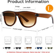 ÉÌƷͼƬ 5 | B0D8JDCTKS | FEISEDY Square Sunglasses for Women Men Unisex Curved Style Shades Designer Sun Glasses B0214