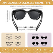 ÉÌƷͼƬ 19 | B0FRRPPHRW | FEISEDY Fit Over Glasses Polarized Sunglasses, UV400 Protection for Driving & Outdoor Activities B0328
