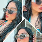 商品图片 10 | B0B5V7T75J | FEISEDY Retro Trendy Rectangle Sunglasses Women Men Narrow Shades B2322