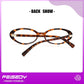 商品图片 11 | B0F6MW26L2 | FEISEDY Oval Blue Light Glasses for Woman Vintage Small Face Lightweight Eyeglasses Retro Nerd Y2K Frame B0290