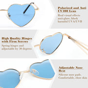 ÉÌƷͼƬ 10 | B0CGZFPWJZ | FEISEDY Polarized Heart Sunglasses for Women Men, UV400 Protection B2851