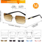商品图片 87 | B0CY2Q4VW1 | FEISEDY Rimless Sunglasses Y2K Retro Small Narrow Rectangle Shades B2643