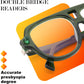 商品图片 21 | B0F32R72G4 | FEISEDY Stylish Reading Glasses for Woman Men Trendy Retro Double Bridge Readers B0287