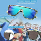 商品图片 14 | B09MW1KQ6Y | FEISEDY Kids Sunglasses for Girls Fashion Cute Boys Teenagers Glasses One Piece UV400 B2812