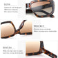 商品图片 17 | B08PD9KPH8 | FEISEDY Women Retro Square Sunglasses Trendy Shield Flat Top Shades B2717