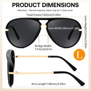 ÉÌƷͼƬ 11 | B0GYVVZBQM | FEISEDY Classic Aviator Sunglasses UV400 Protection for Women Men B0461