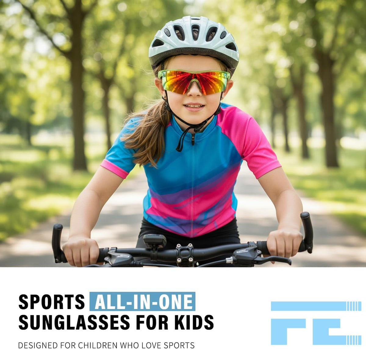ÉÌƷͼƬ 142 | B07JZ18KMZ | FEISEDY Kids Polarized Sports Sunglasses, TR90 UV400 Baseball Cycling