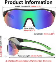 ÉÌƷͼƬ 42 | B0CNCBXTDV | FEISEDY Polarized Sunglasses Baseball Lightweight Frame Men Women Sports Cycling Sun Glasses for MTB UV400 Protection B0056